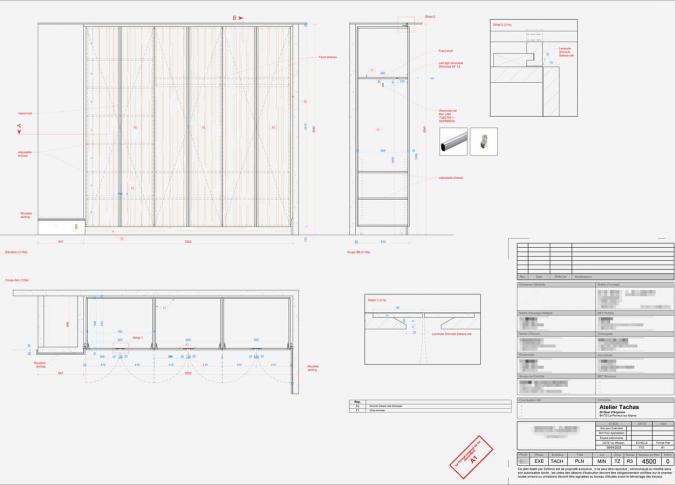 Atelier Tachas agencement EXE