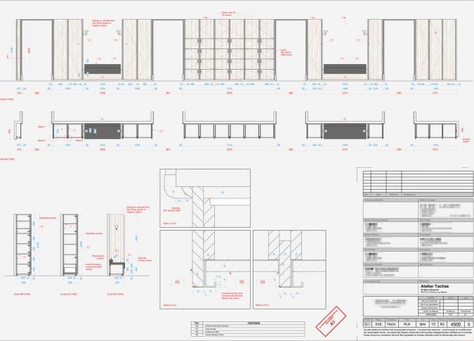 Atelier Tachas agencement EXE