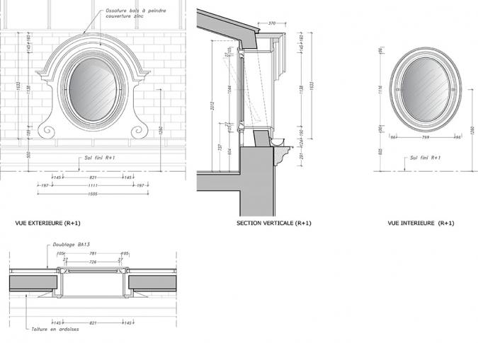 modification des façades extérieures et des aménagements intérieurs d’un hôtel particulier